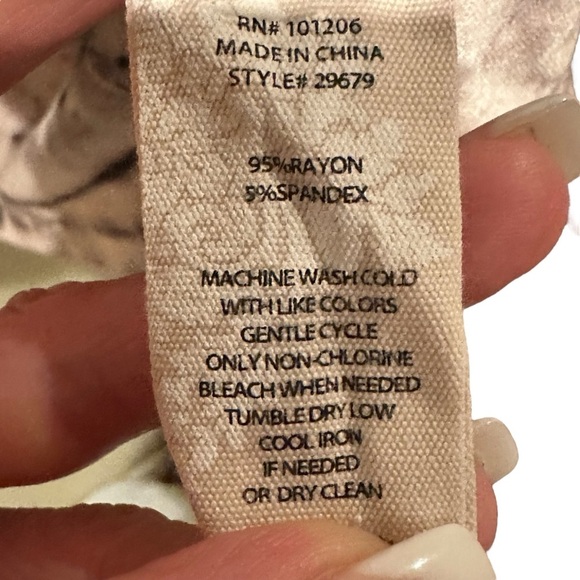 Soft Surroundings Timely Pink Tie Dye Asymmetrical Tunic Tank Top Blouse Size XS - Picture 6 of 6